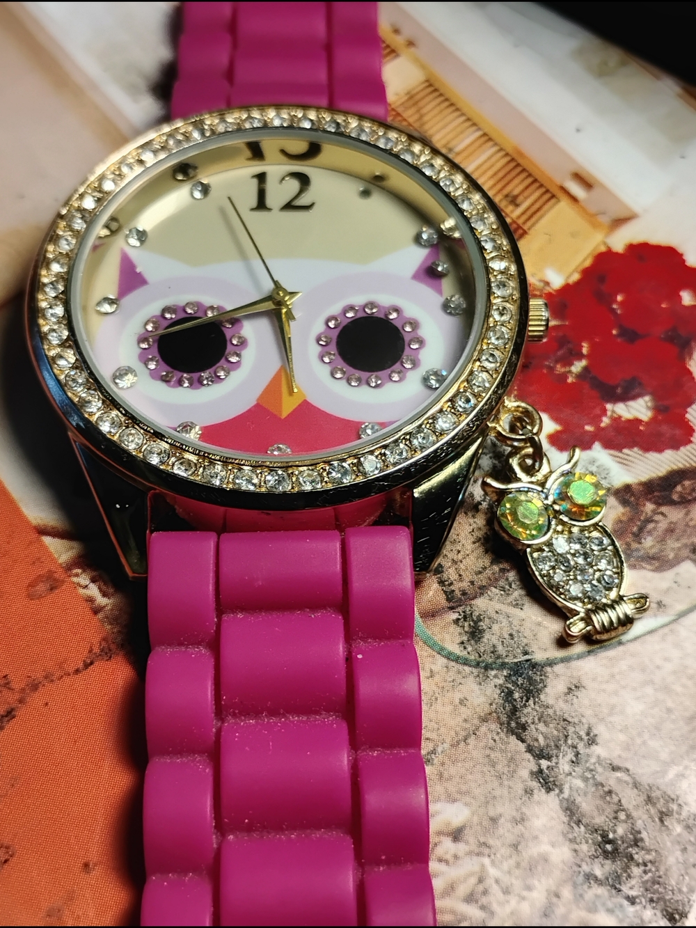 Ladies Jessica Caryle Crystal Inlay Watch